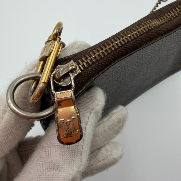 Louis Vuitton Brown Monogram Mini Pochette Accessoire - Picture 6 of 9